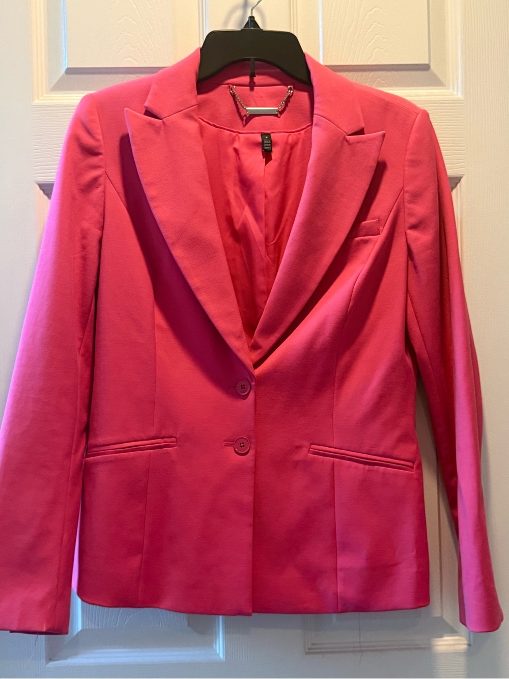 White House Black Market Hot Pink Tailored Blazer